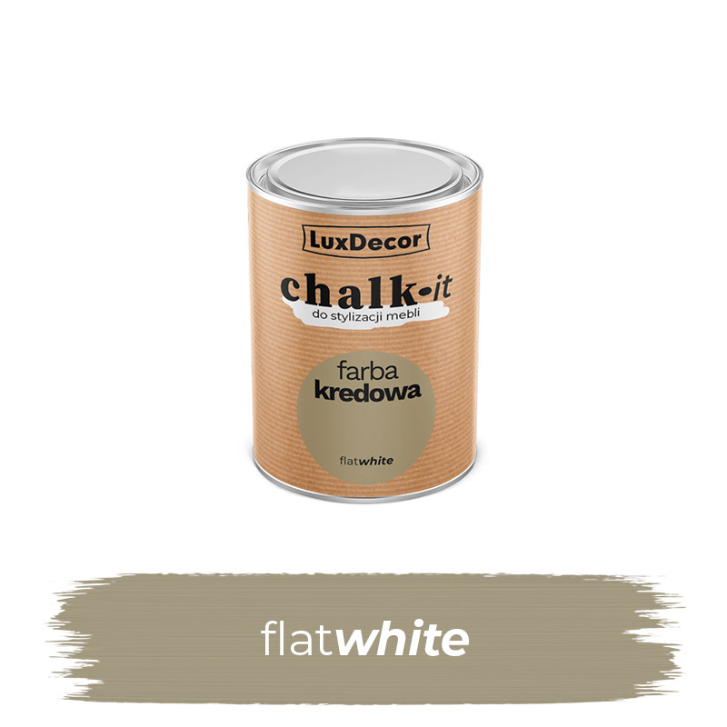Farba_kredowa_flat_white_puszka_125ml CHALK-IT FLAT WHITE kriidivärv - 750ml - Pilt 1