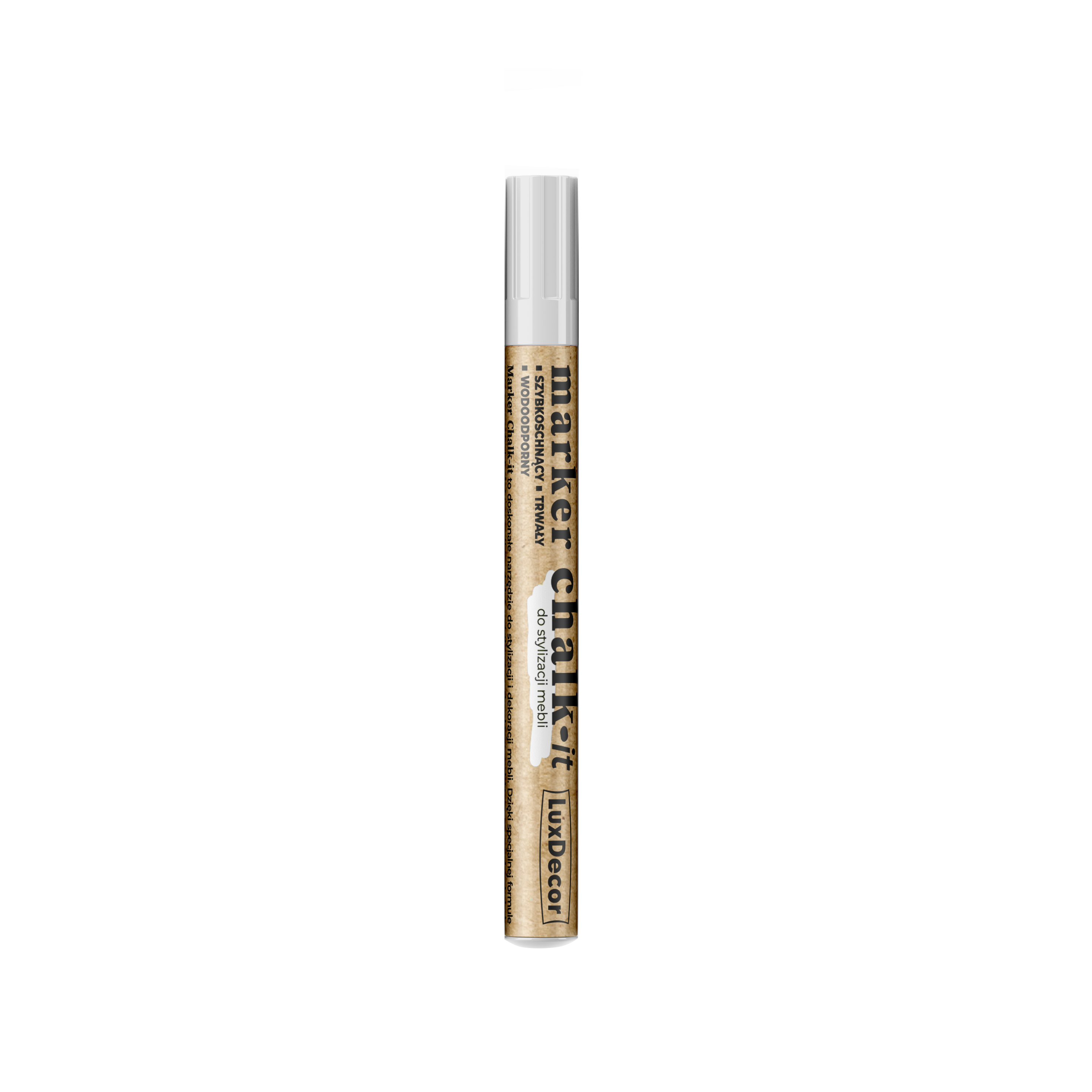 marker-mockup-_bialy Püsimarker Chalk-it, valge, 10ml - Pilt 1